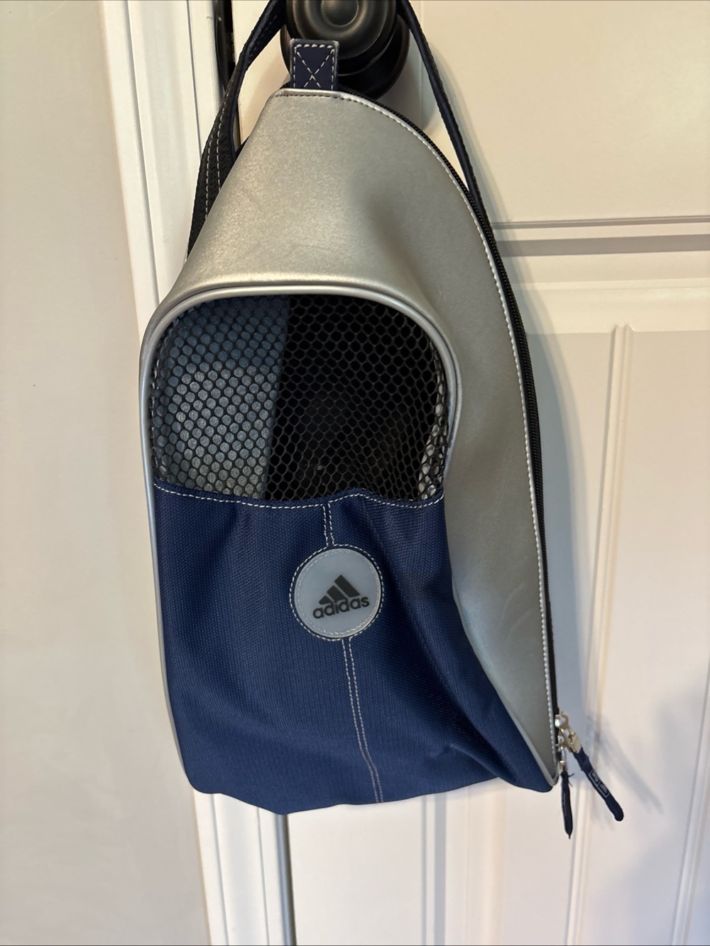 Adidas Navy and Silver Sling golf shoe Bag ⛳️